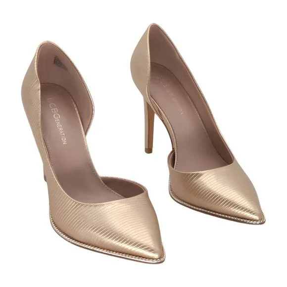 BCBGeneration Shoes Bcbgeneration Womens Harnoy Pump Gold Size